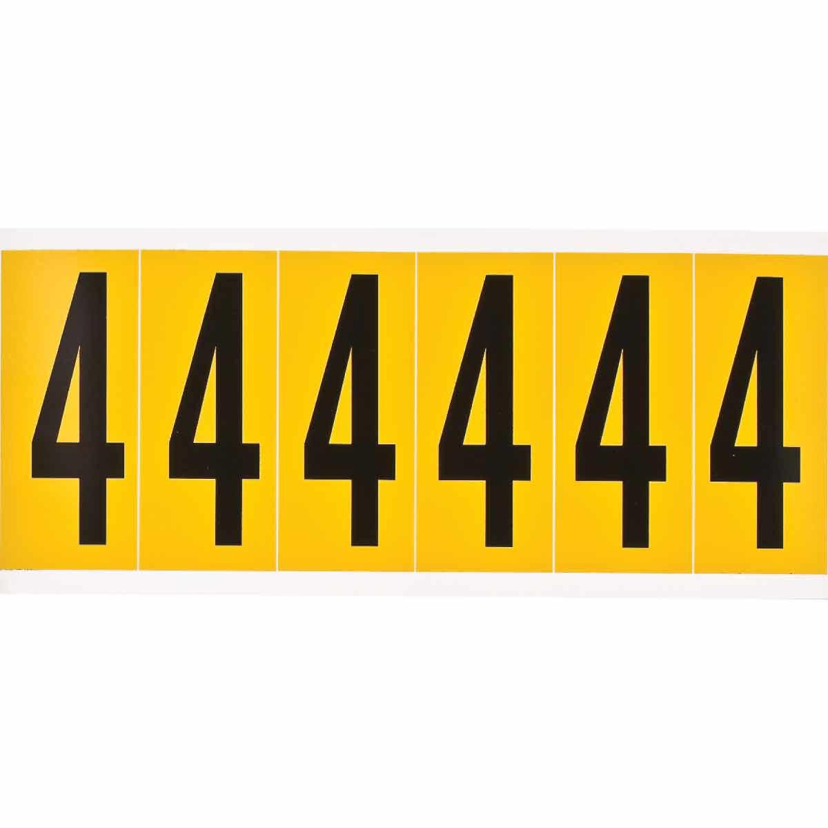 Identical numbers and letters 
