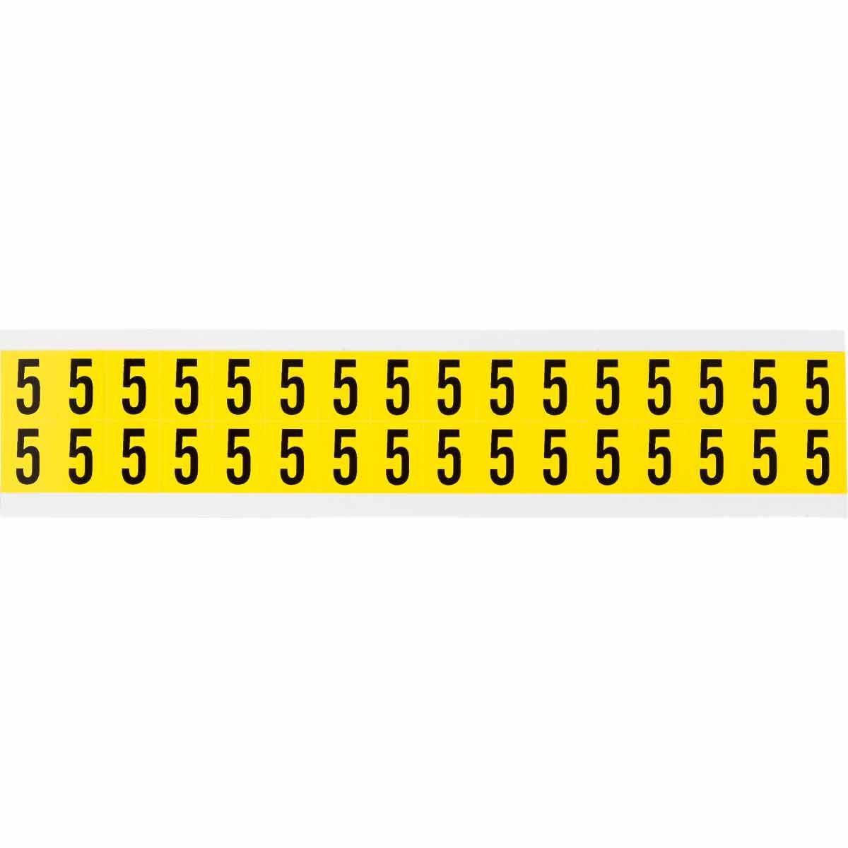 Identical numbers and letters