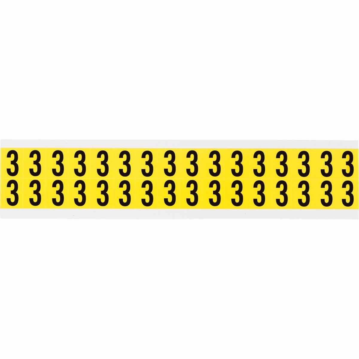 Identical numbers and letters 