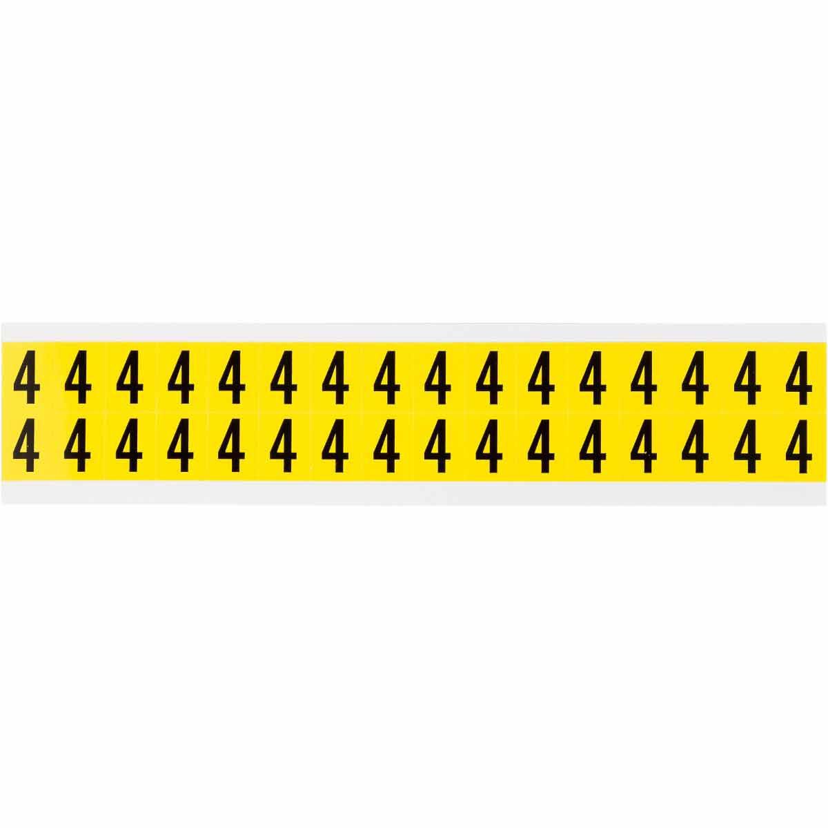 Identical numbers and letters