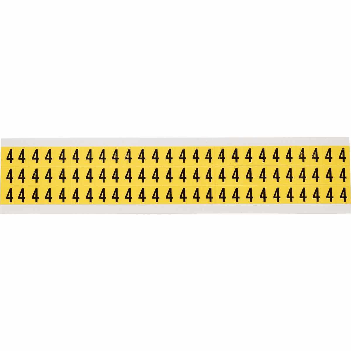 Identical numbers and letters