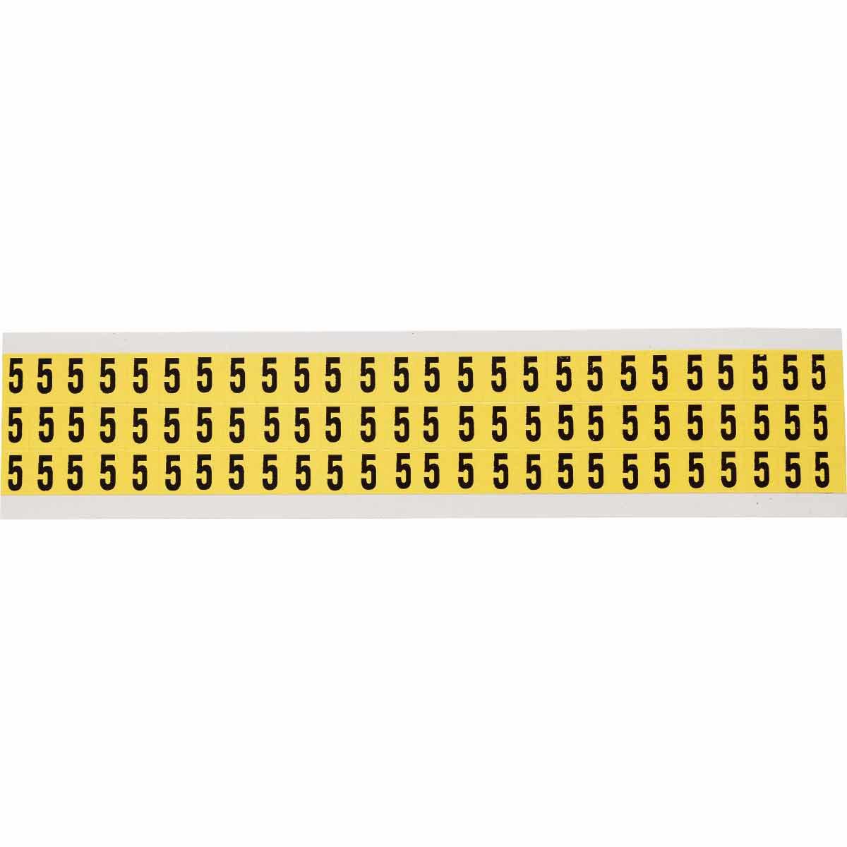 Identical numbers and letters 