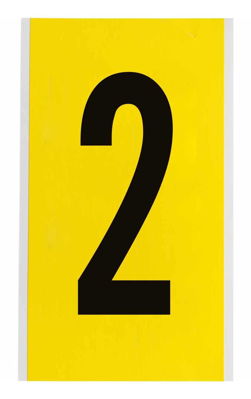 Identical numbers and letters