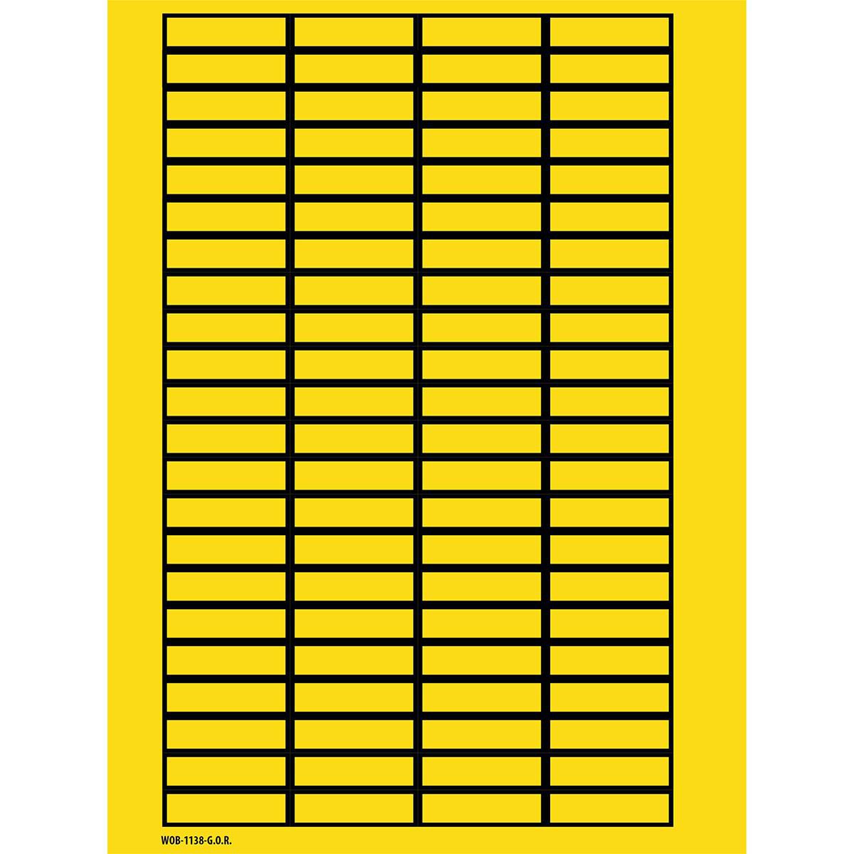 Blank Write-On Labels on