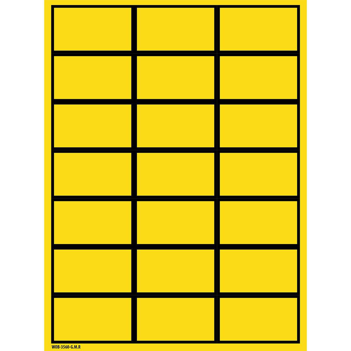 Blank Write-On Labels on 