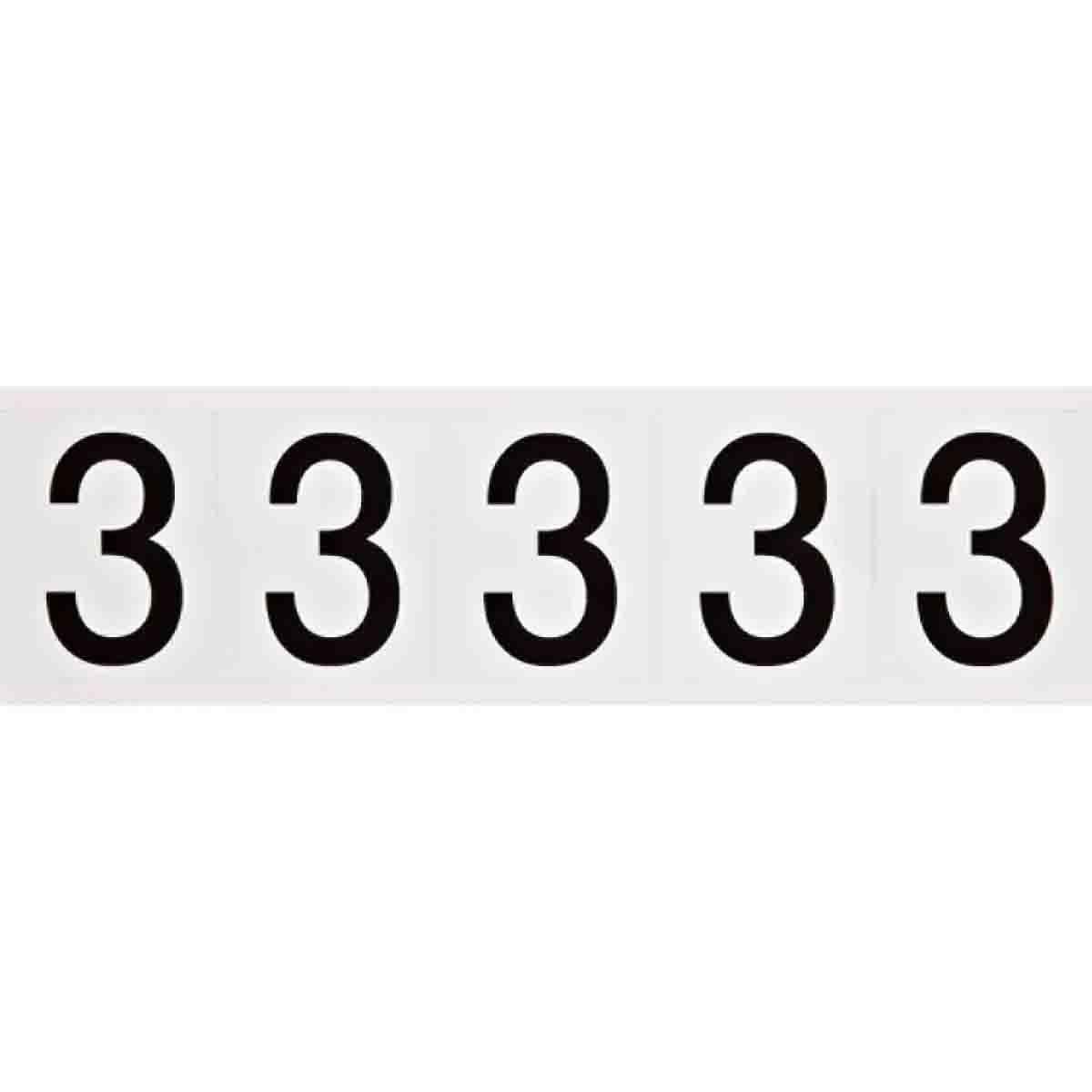 Identical numbers and letters