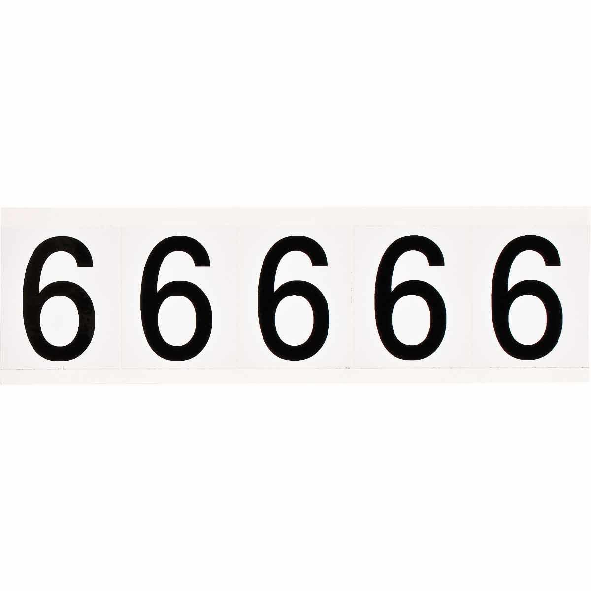 Identical numbers and letters