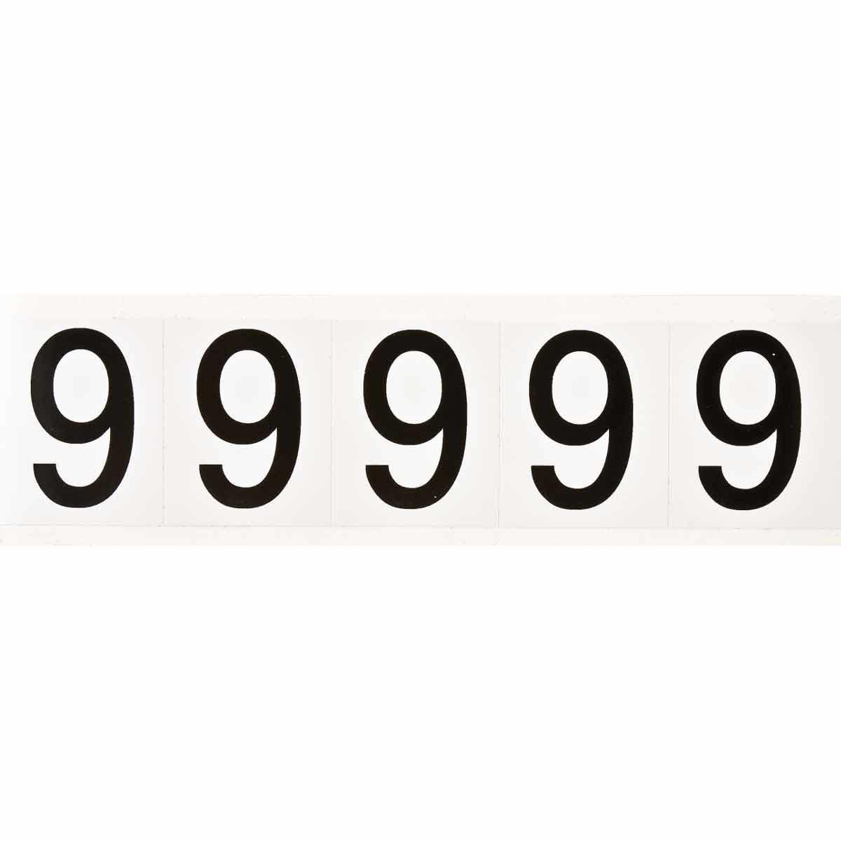 Identical numbers and letters