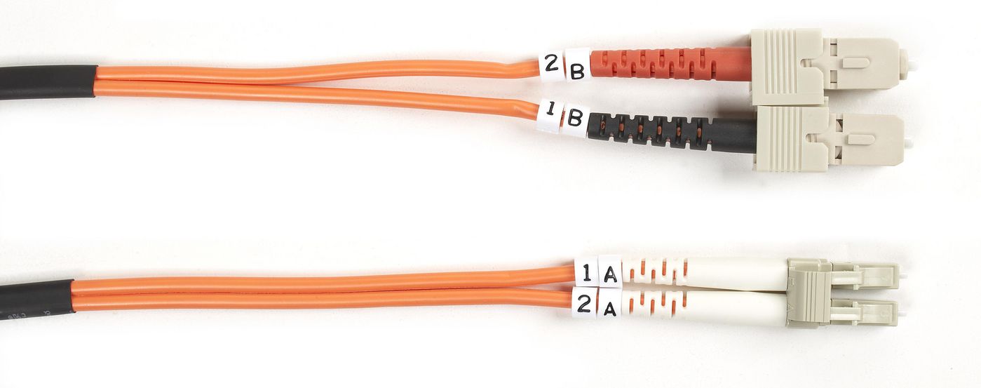 OM1 LC-SC DUPLEX ORANGE 15M