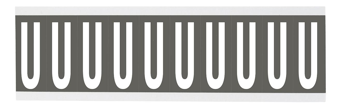 Identical numbers and letters 