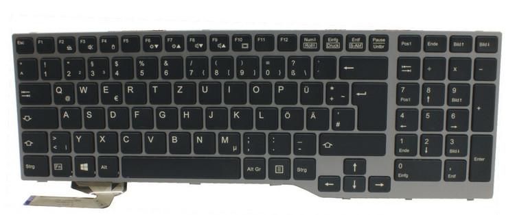 KEYBOARD BLACK W/ BL ITALY