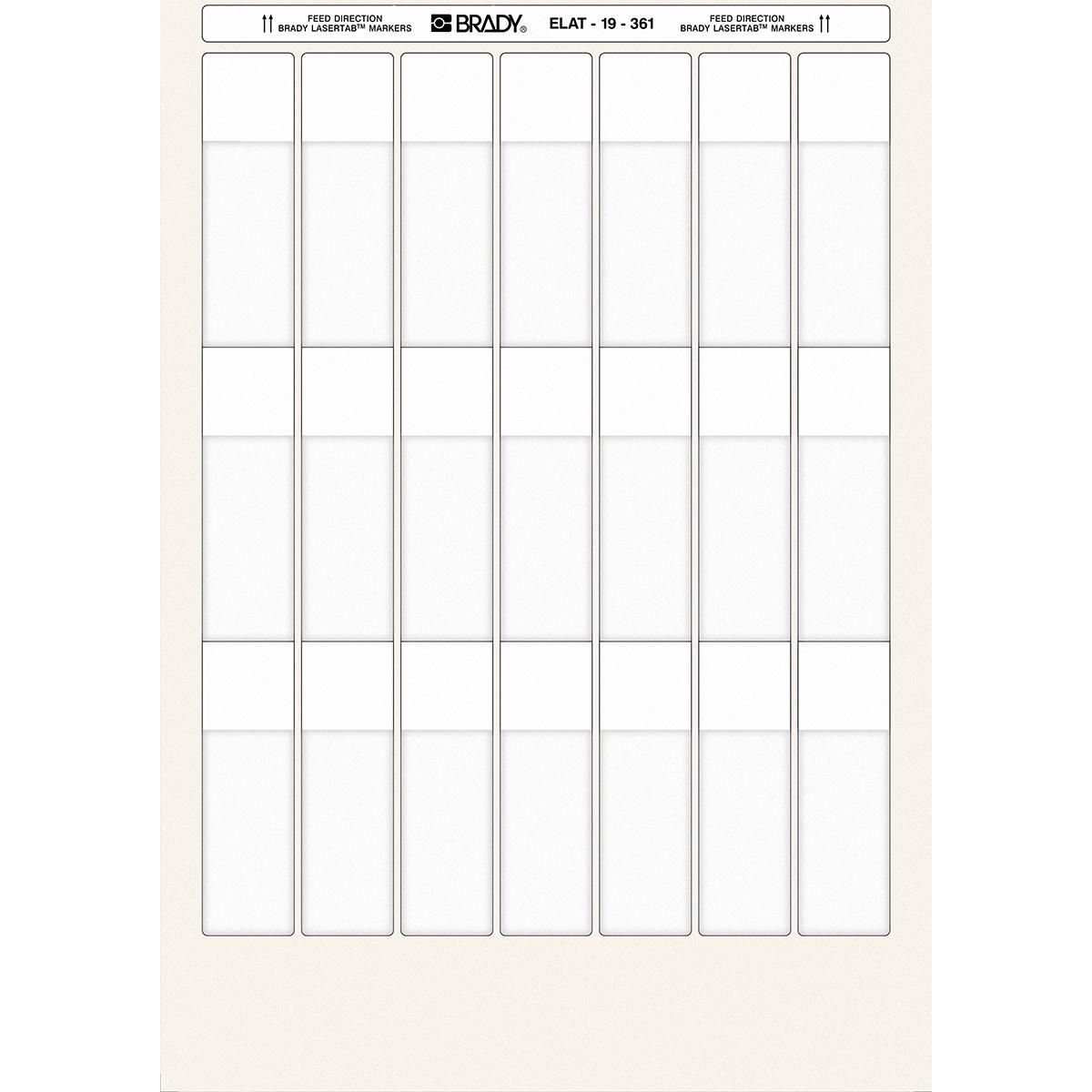LaserTab Laser Printable