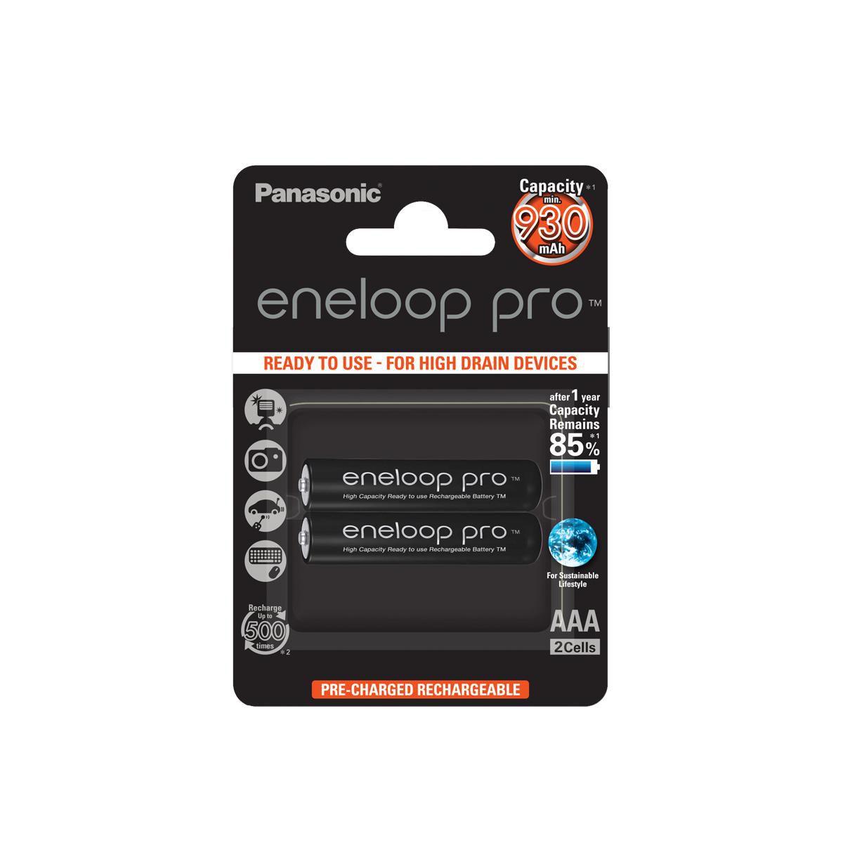 1x2 Eneloop Pro Micro AAA 930 