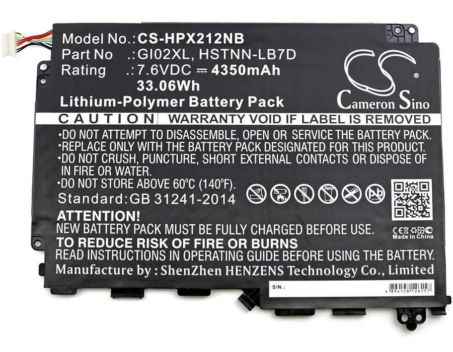 Laptop Battery for HP 30.40Wh