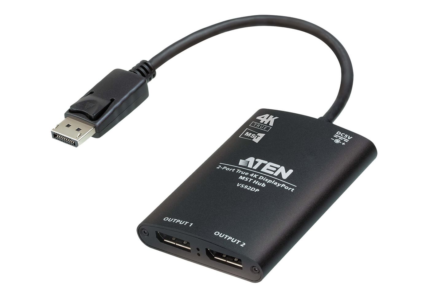 2-Port True 4K DisplayPort 