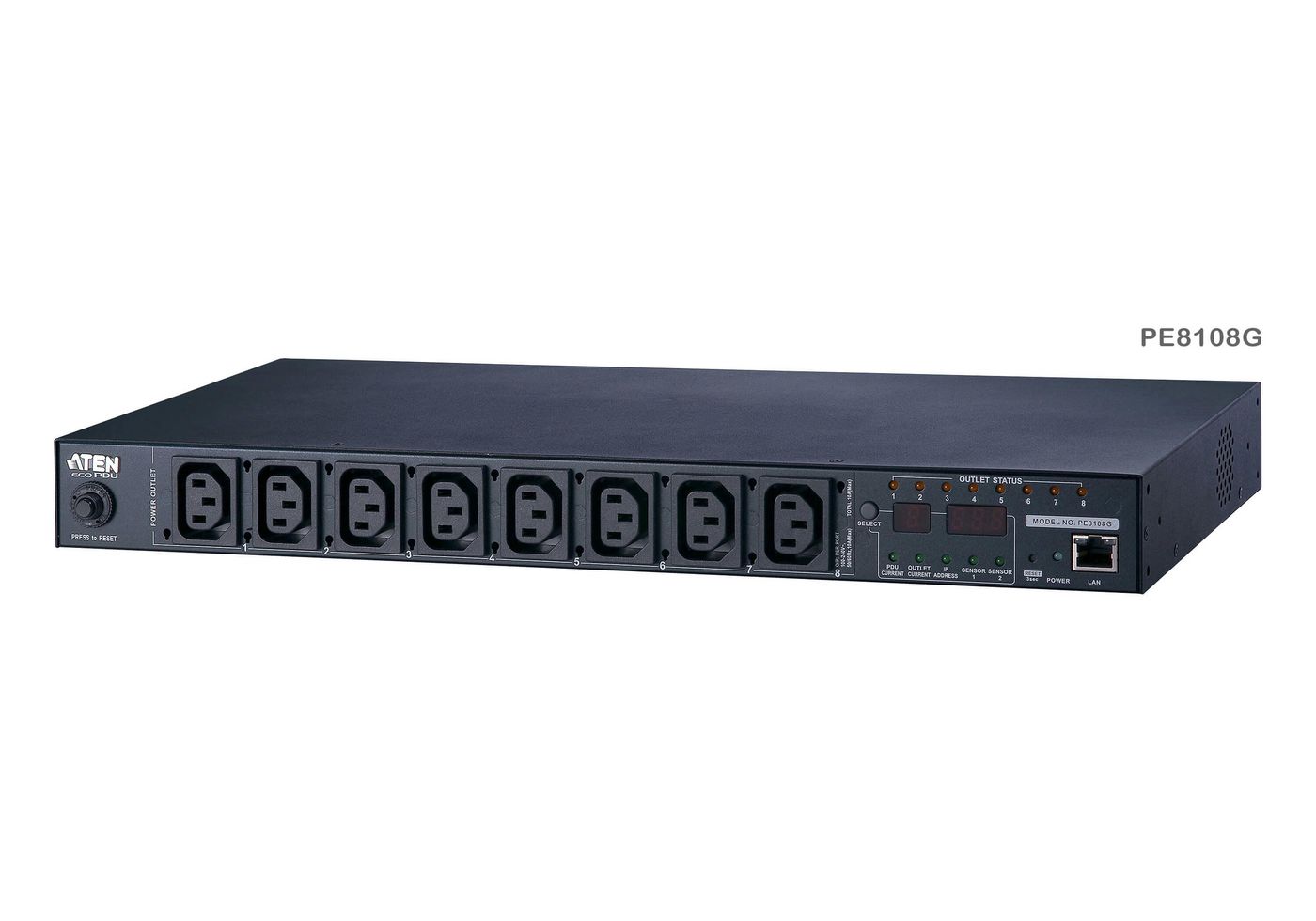 8-Port Intelligent 1U ECO 