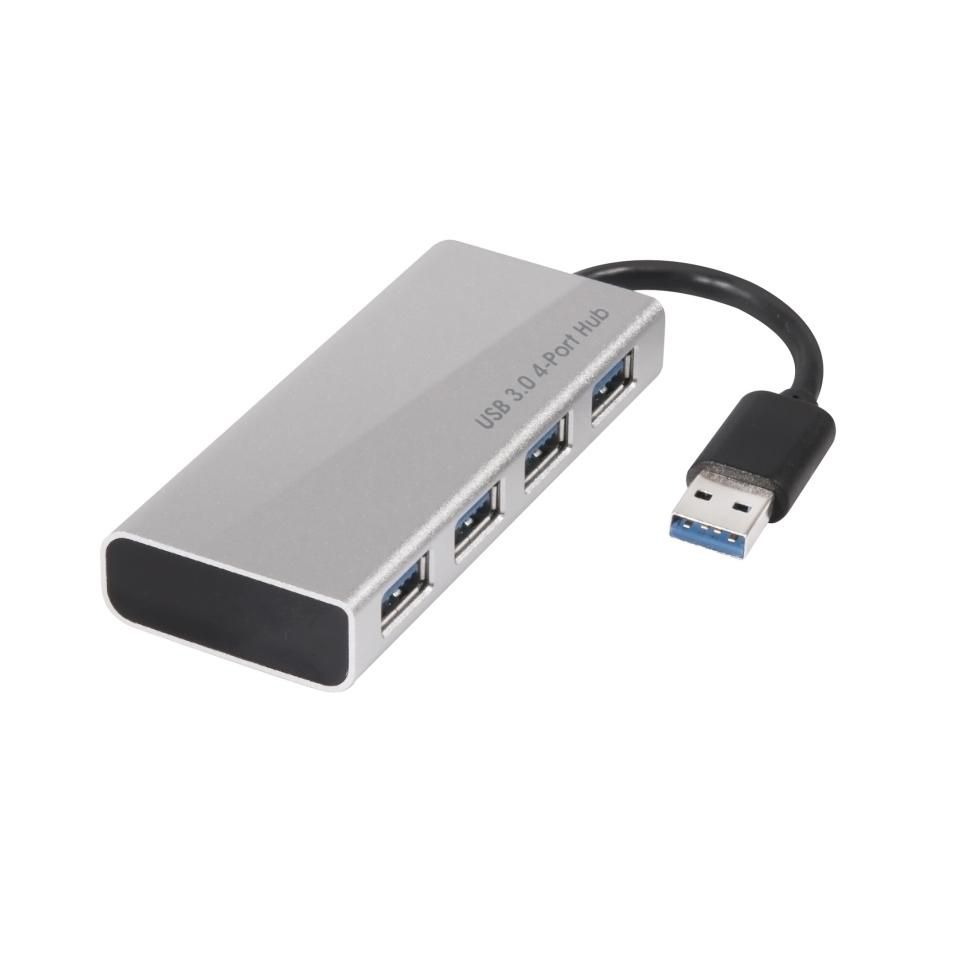 USB 3.0 4-Port Hub w/PowerAdp