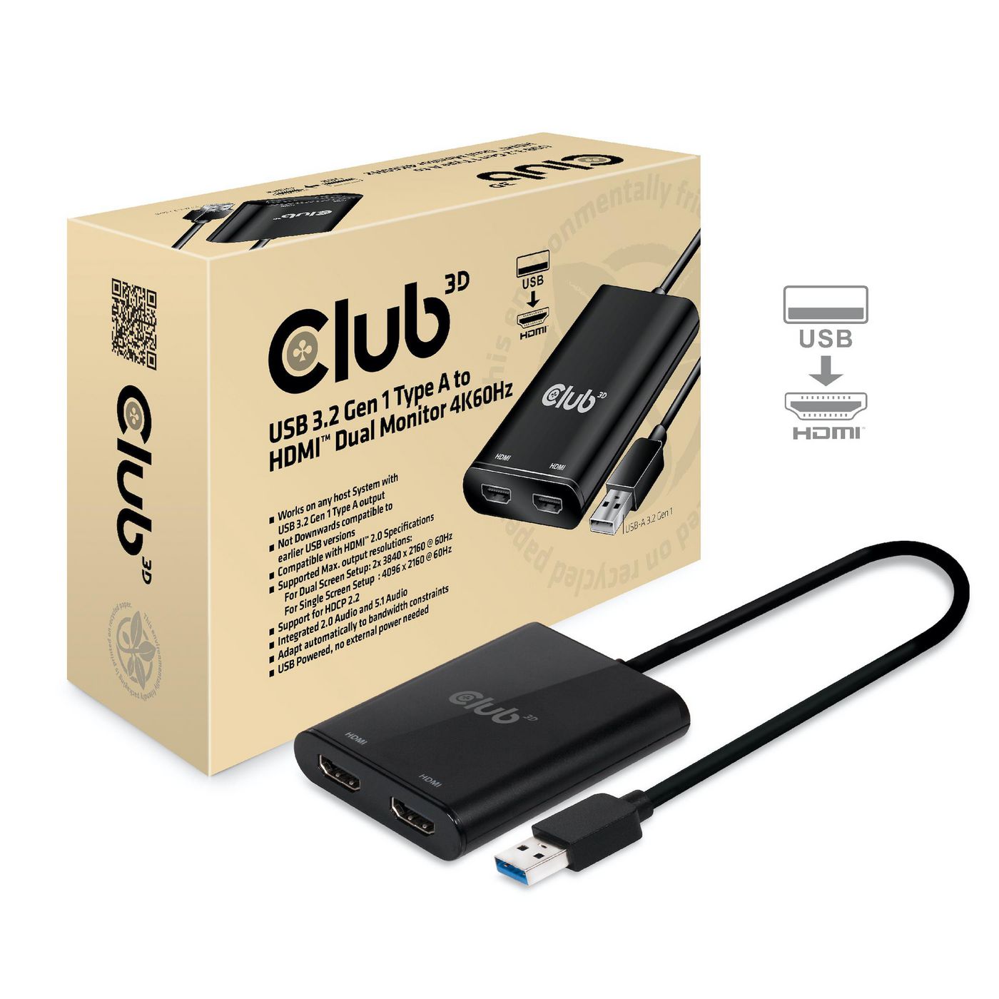 adaptor USB 3.1 Typ A  2x 