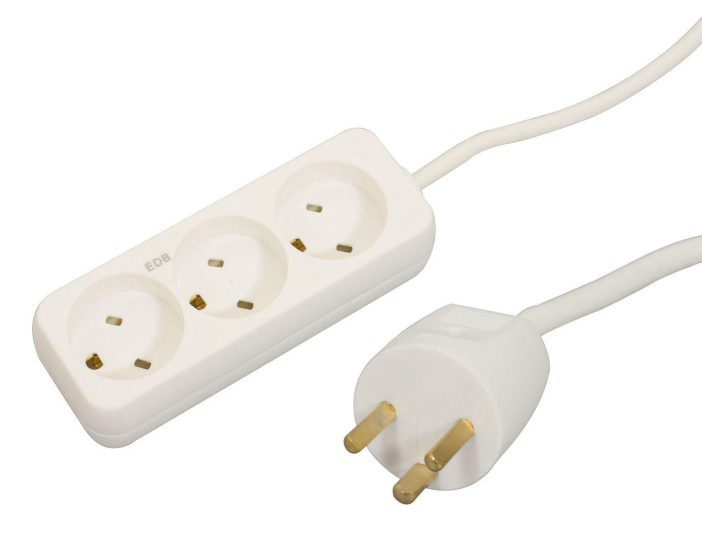 EDB socket 3 power outlet M/J 