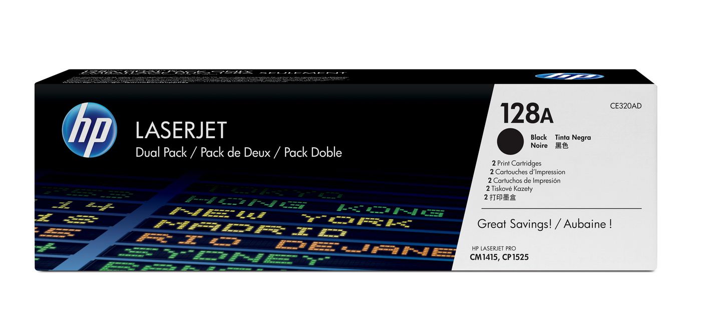 HP 128A TONER CLJ-CM1415/CP1525 BLACK