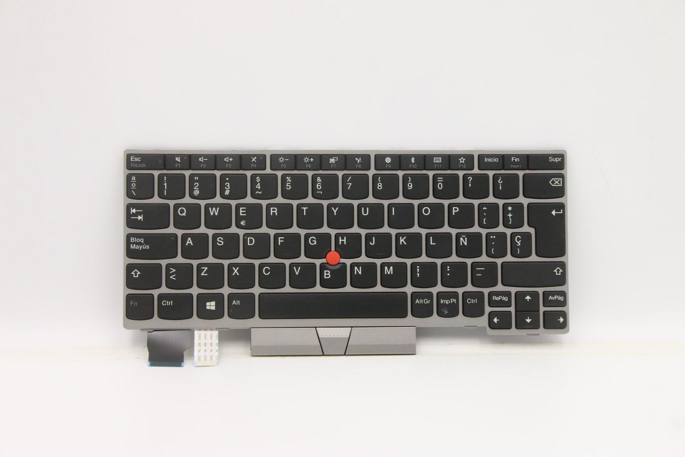 Lenovo Keyboard Shrunk Silver (Chicony) Spanish
