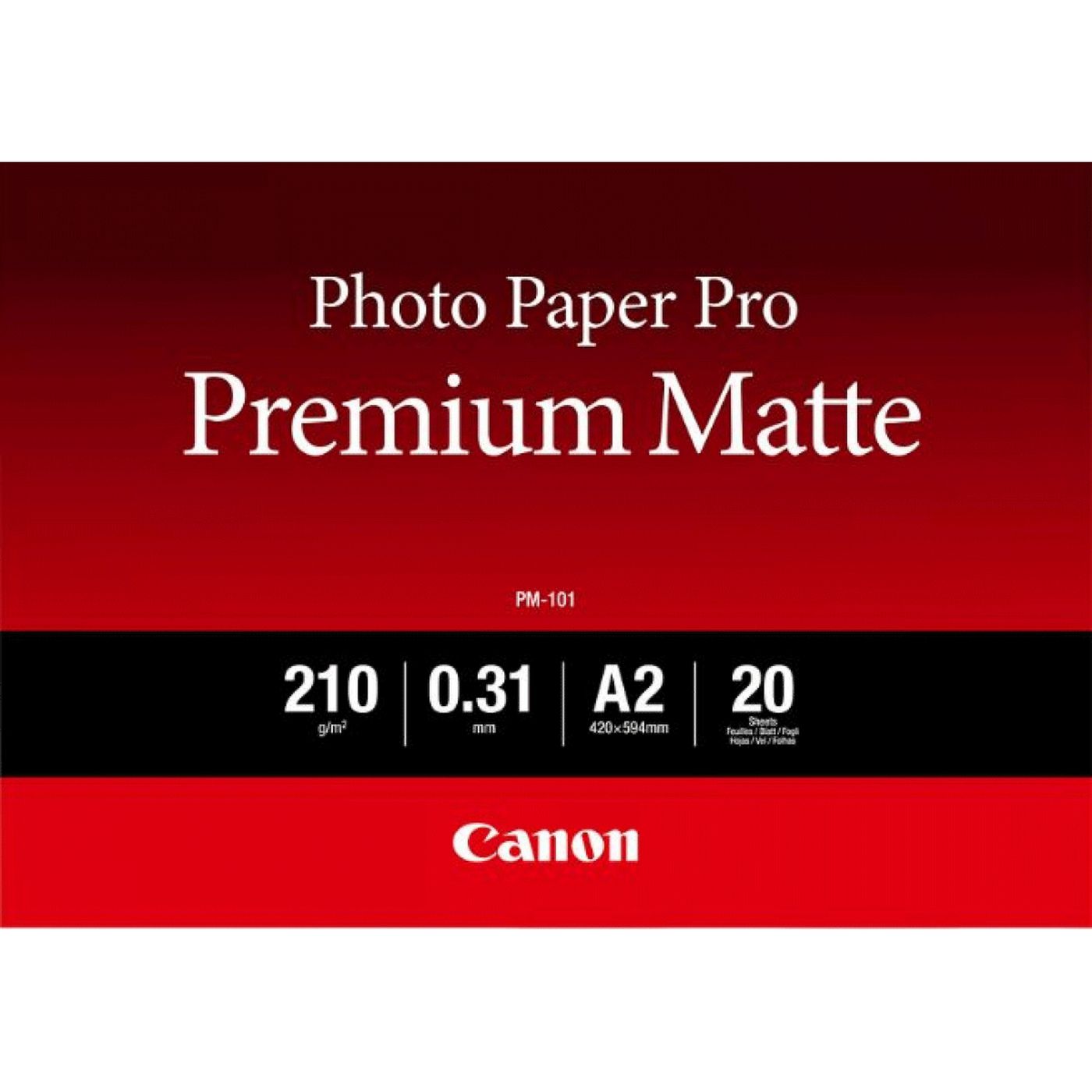 PM-101 A2 20 , 20 SHEETS