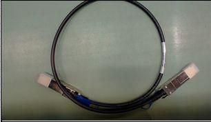 1.0m QSFP cable assembly with 