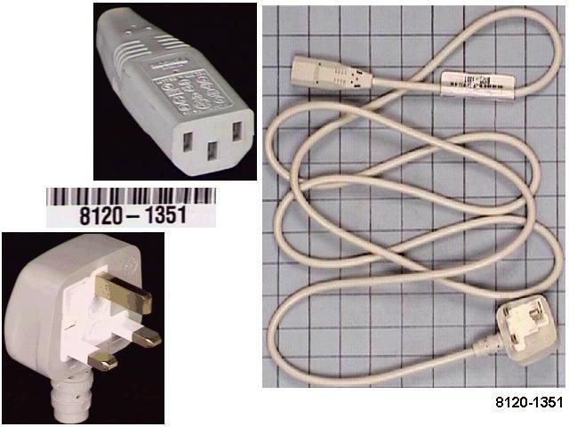UK power cord for HP 