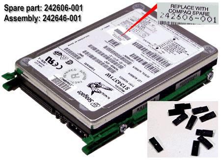 4.3Gb U/W SCSI HDD.