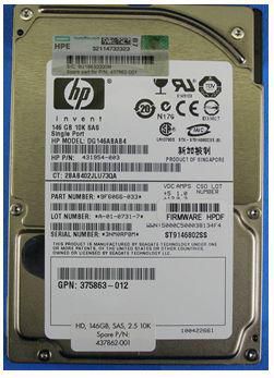 SPS-DRV SAS 146GB 2.5 10K