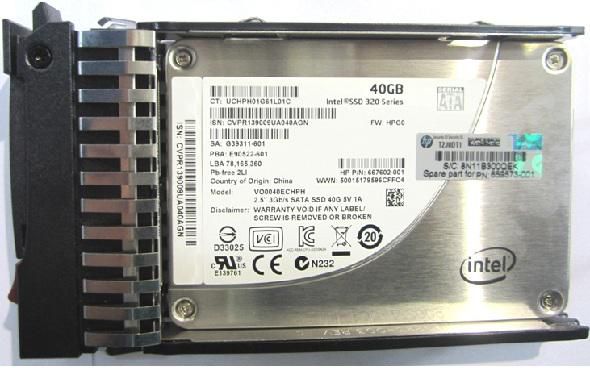 40Gb SATA 2.5 Inch