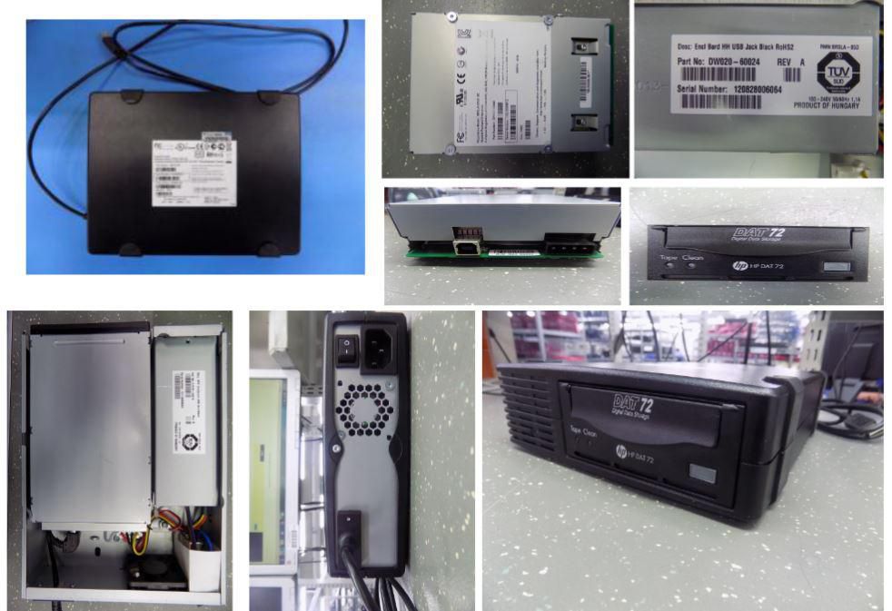 External DAT 72 USB tape drive