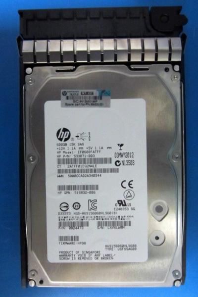 600GB 15K RPM SAS Hard Disk 