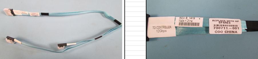 HPE Cable INT 68P to 2x36P Left Exit