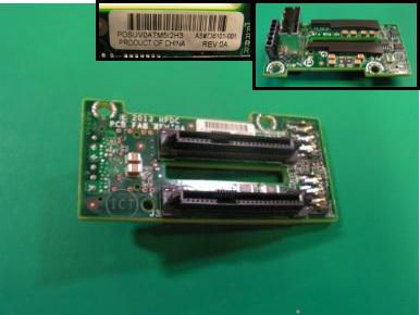 2-SFF hard drive backplane 