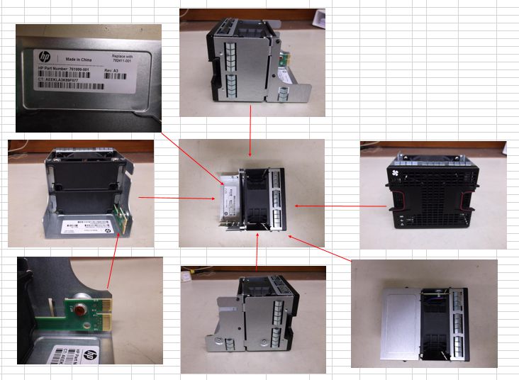 Cooling fan module for HPE 