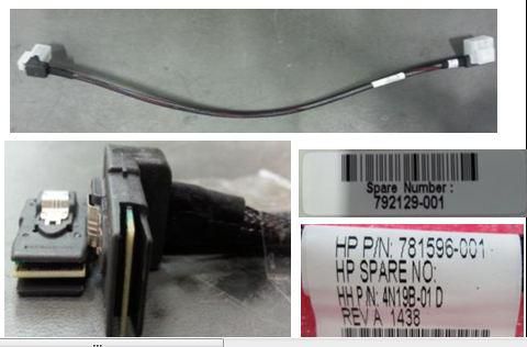 HPE Cable MINI-SAS R/A 330MM XL GEN9