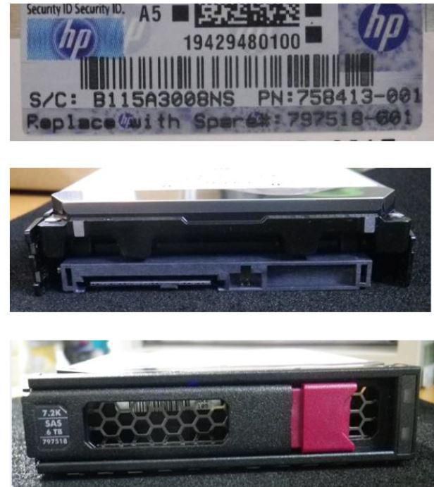 DRV HD 6TB 6G 7.2K 3.5 SAS MDL
