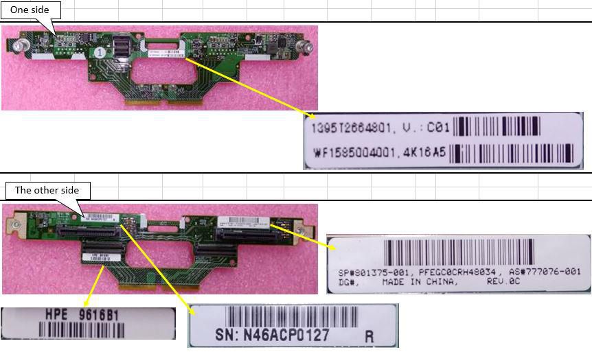 SPS-PCB BACKPLANE:HDD/TB 4S RB
