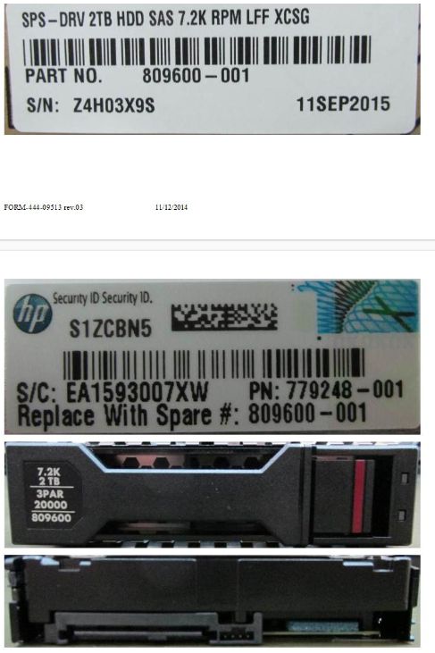 DRV 2TB HDD SAS 7.2K RPM LFF