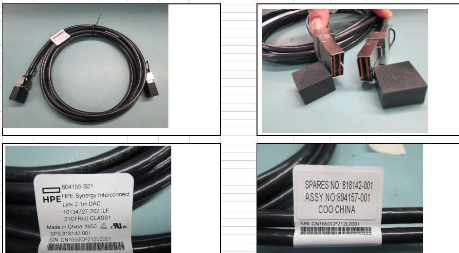 HPE Cable BLt CXP to CXP 2.1m DAC Option