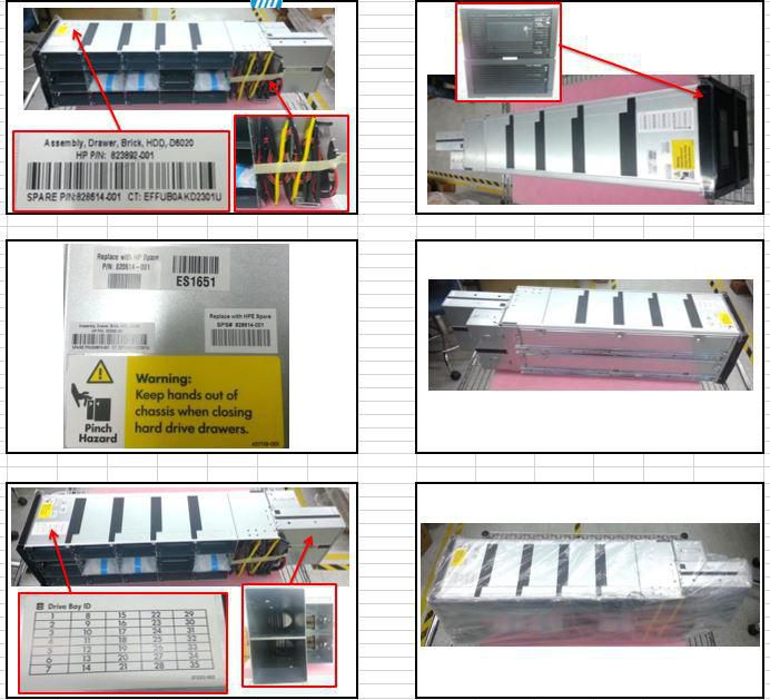 HPE Board Backplane Drawer/Brick/HDD