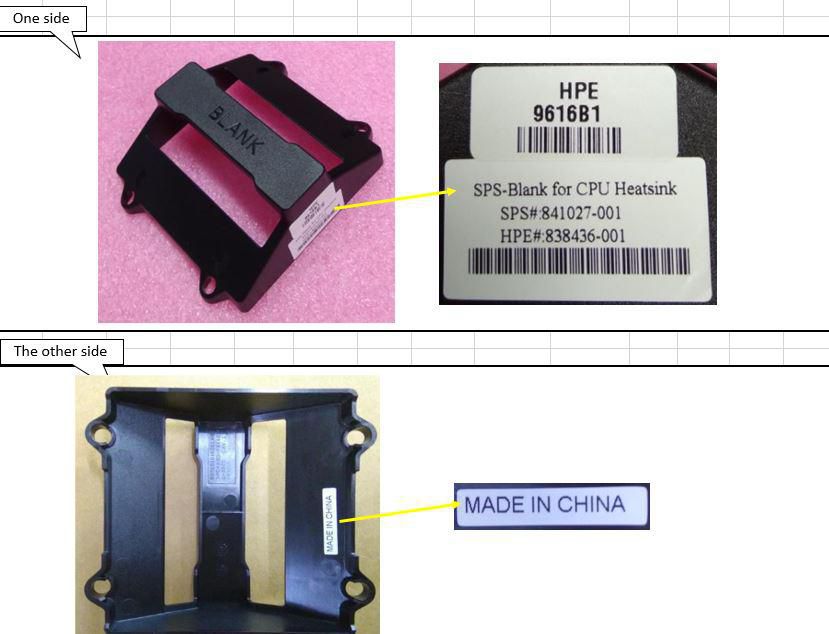 SPS-BLANK FOR CPU HEATSINK