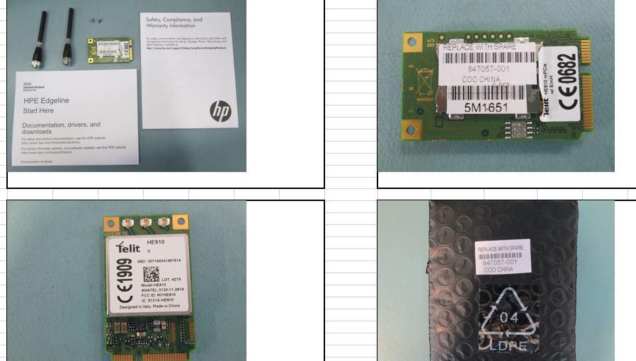 HPE 3G uPCIe Wide Temp Kit