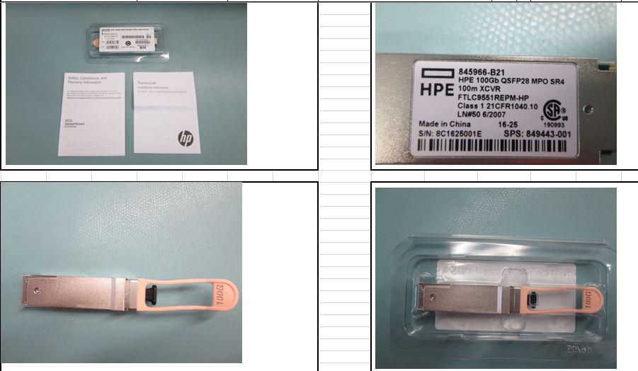 100Gb QSFP28 MPO SR4 