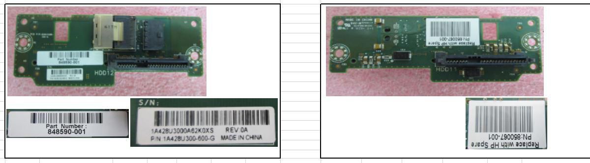 HPE Board Backplane HDD/Type-A)
