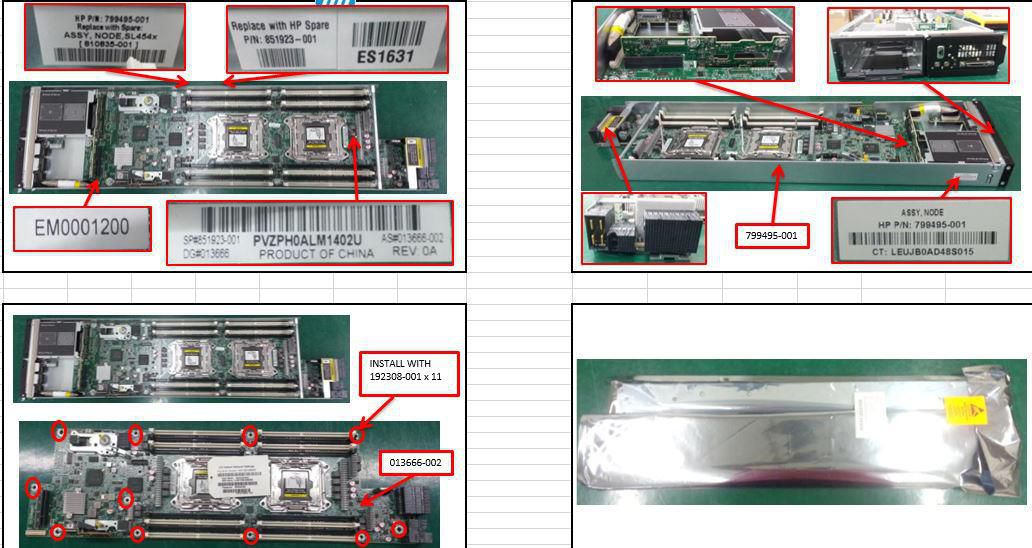 ASSY NODE/SYSTEM BOARD BDW