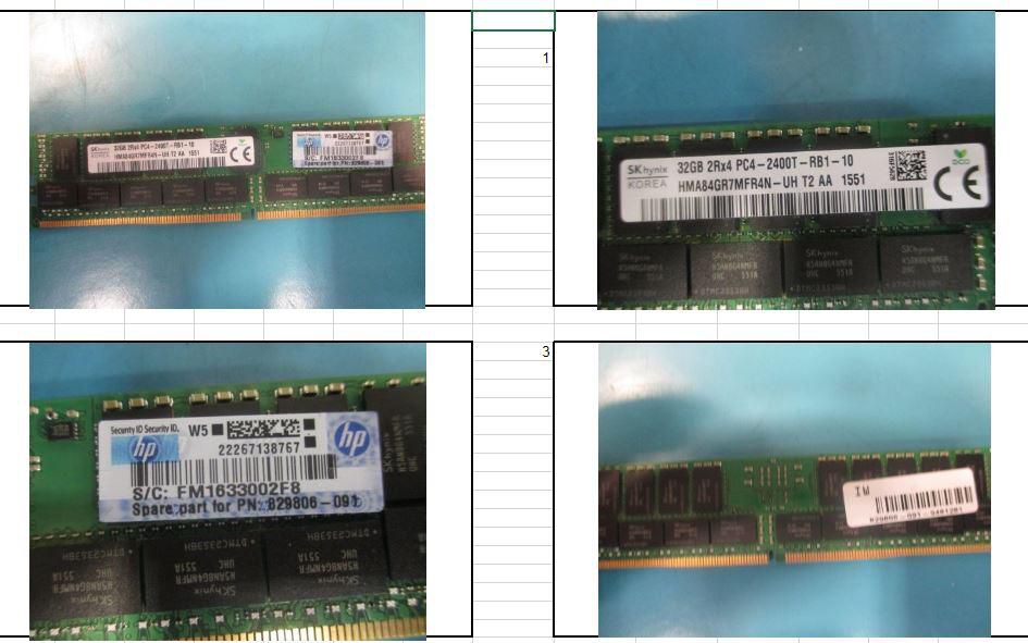 32GB DDR4 ECC registered 
