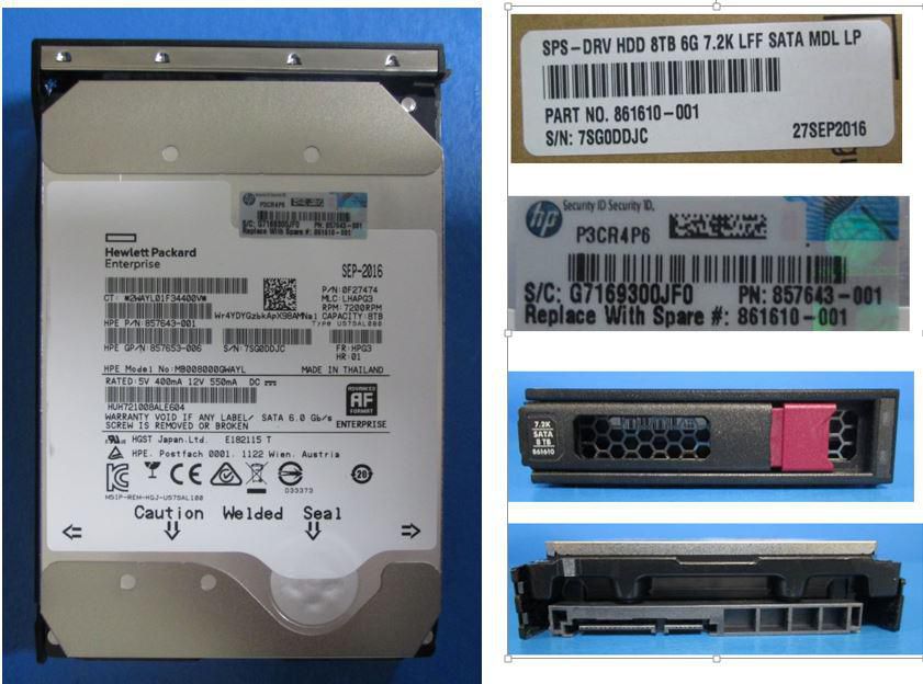 DRV HDD 8TB 6G 7.2K LFF SATA