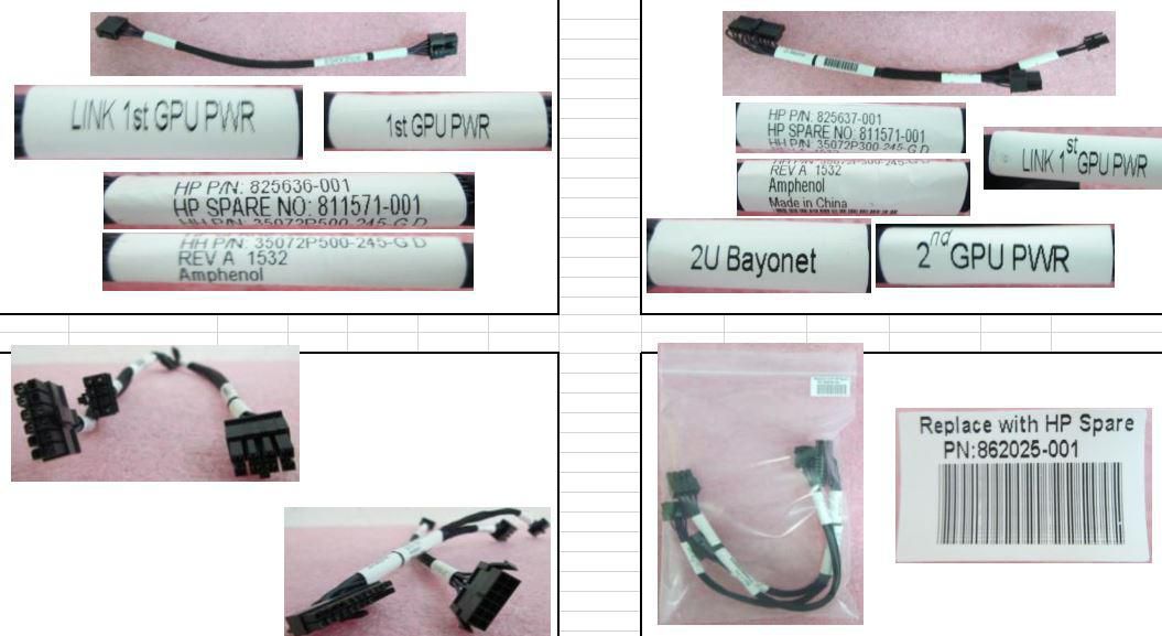 Power cable assembly for dual 